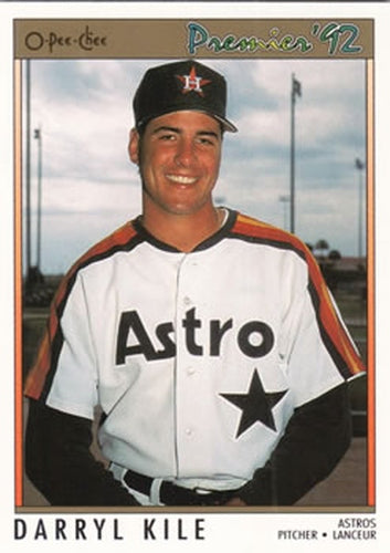 #196 Darryl Kile - Houston Astros - 1992 O-Pee-Chee Premier Baseball