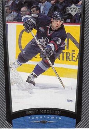 #196 Bret Hedican - Vancouver Canucks - 1998-99 Upper Deck Hockey