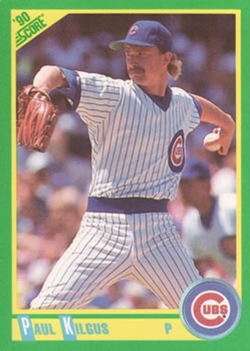 #196 Paul Kilgus - Chicago Cubs - 1990 Score Baseball