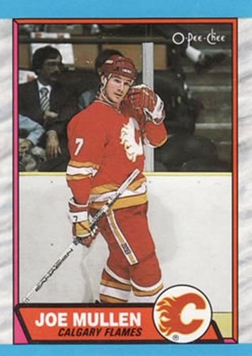 #196 Joe Mullen - Calgary Flames - 1989-90 O-Pee-Chee Hockey