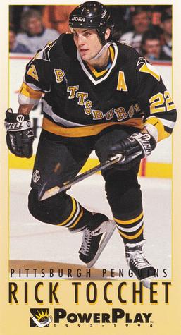 #196 Rick Tocchet - Pittsburgh Penguins - 1993-94 Fleer PowerPlay Hockey