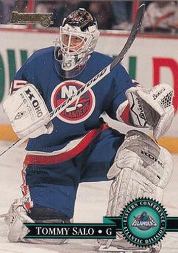 #196 Tommy Salo - New York Islanders - 1995-96 Donruss Hockey