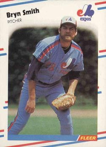 #196 Bryn Smith - Montreal Expos - 1988 Fleer Baseball