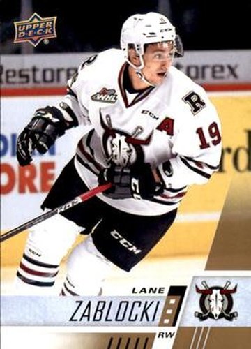 #196 Lane Zablocki - Red Deer Rebels - 2017-18 Upper Deck CHL Hockey