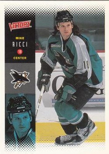 #196 Mike Ricci - San Jose Sharks - 2000-01 Upper Deck Victory Hockey