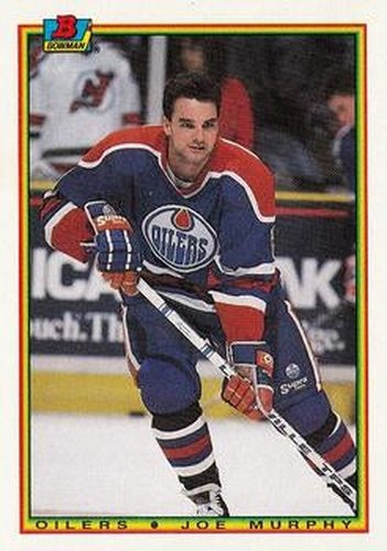 #196 Joe Murphy - Edmonton Oilers - 1990-91 Bowman Hockey