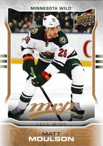 #196 Matt Moulson - Minnesota Wild - 2014-15 Upper Deck MVP Hockey