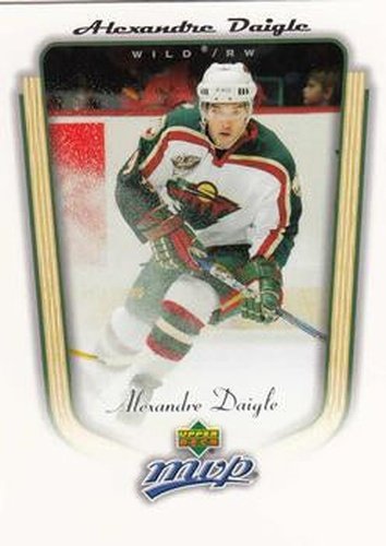 #196 Alexandre Daigle - Minnesota Wild - 2005-06 Upper Deck MVP Hockey