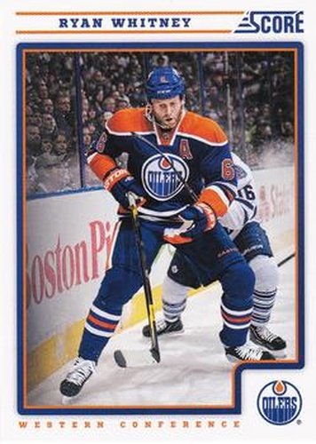 #196 Ryan Whitney - Edmonton Oilers - 2012-13 Score Hockey