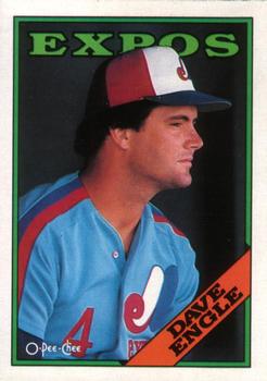 #196 Dave Engle - Montreal Expos - 1988 O-Pee-Chee Baseball