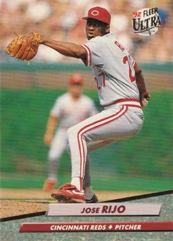 #196 Jose Rijo - Cincinnati Reds - 1992 Ultra Baseball
