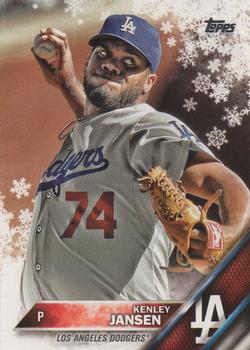 #HMW196 Kenley Jansen - Los Angeles Dodgers - 2016 Topps Holiday Baseball