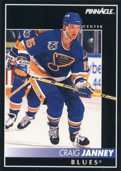 #196 Craig Janney - St. Louis Blues - 1992-93 Pinnacle Canadian Hockey