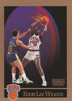 #196 Eddie Lee Wilkins - New York Knicks - 1990-91 SkyBox Basketball