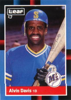 #196 Alvin Davis - Seattle Mariners - 1988 Leaf Baseball