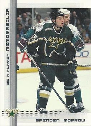 #196 Brenden Morrow - Dallas Stars - 2000-01 Be a Player Memorabilia Hockey