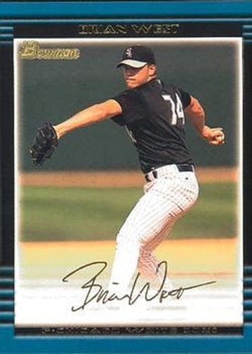 #196 Brian West - Chicago White Sox - 2002 Bowman Baseball
