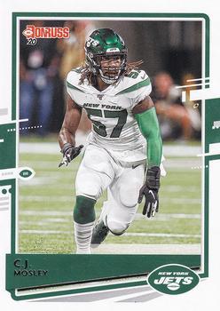 #196 C.J. Mosley - New York Jets - 2020 Donruss Football