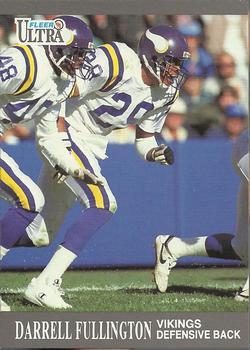 #196 Darrell Fullington - Minnesota Vikings - 1991 Ultra Football