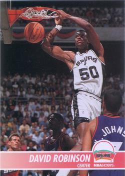 #196 David Robinson - San Antonio Spurs - 1994-95 Hoops Basketball