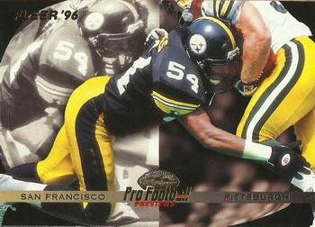 #196 Donta Jones - Pittsburgh Steelers - 1996 Fleer Football