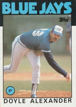 #196 Doyle Alexander - Toronto Blue Jays - 1986 Topps Baseball