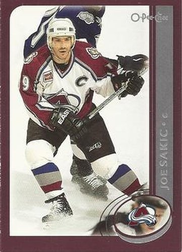#196 Joe Sakic - Colorado Avalanche - 2002-03 O-Pee-Chee Hockey