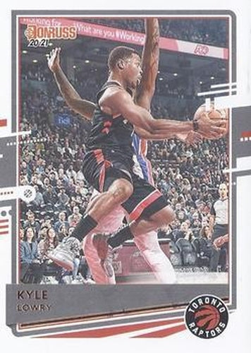 #196 Kyle Lowry - Toronto Raptors - 2020-21 Donruss Basketball