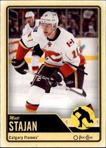 #196 Matt Stajan - Calgary Flames - 2012-13 O-Pee-Chee Hockey