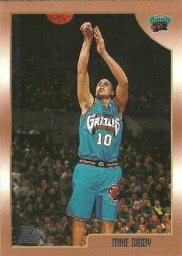 #196 Mike Bibby - Vancouver Grizzlies - 1998-99 Topps Basketball