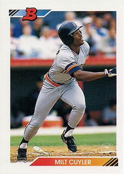 #196 Milt Cuyler - Detroit Tigers - 1992 Bowman Baseball