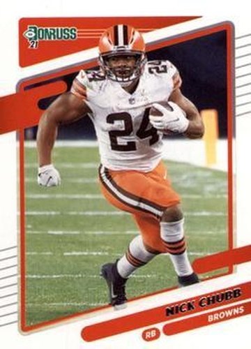 #196 Nick Chubb - Cleveland Browns - 2021 Donruss Football