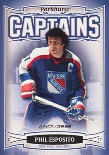 #196 Phil Esposito - New York Rangers - 2006-07 Parkhurst Hockey