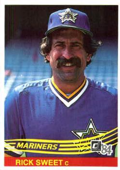 #196 Rick Sweet - Seattle Mariners - 1984 Donruss Baseball
