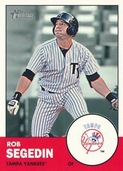 #196 Rob Segedin - Tampa Yankees - 2012 Topps Heritage Minor League Baseball