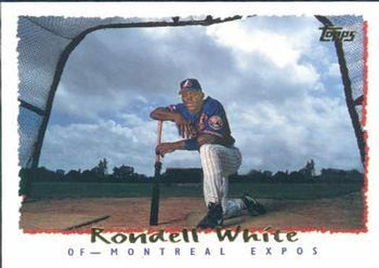 #196 Rondell White - Montreal Expos - 1995 Topps Baseball