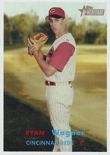 #196 Ryan Wagner - Cincinnati Reds - 2006 Topps Heritage Baseball