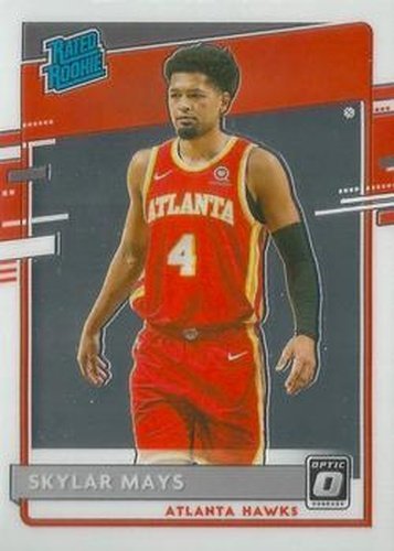 #196 Skylar Mays - Atlanta Hawks - 2020-21 Donruss Optic Basketball