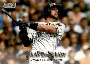 #196 Travis Shaw - Milwaukee Brewers - 2019 Stadium Club Baseball