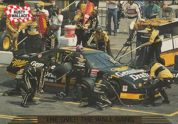 #196 Rusty Wallace in Pits - Penske Racing South - 1993 Action Packed Racing