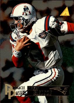 #196 Drew Bledsoe - New England Patriots - 1995 Pinnacle Football