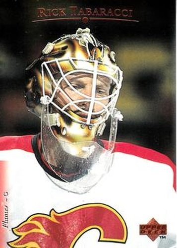 #196 Rick Tabaracci - Calgary Flames - 1995-96 Upper Deck Hockey