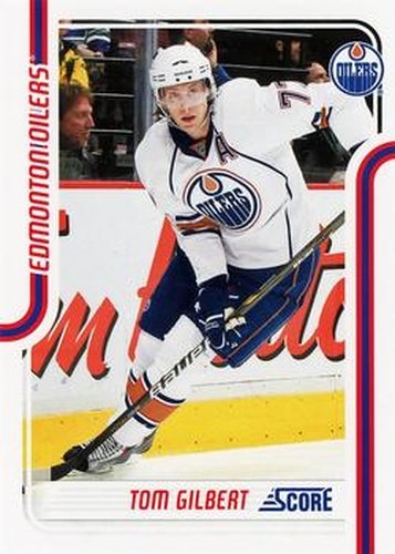 #196 Tom Gilbert - Edmonton Oilers - 2011-12 Score Hockey