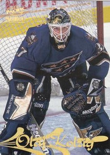 #196 Olaf Kolzig - Washington Capitals - 1997-98 Pacific Paramount Hockey