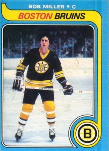 #196 Bob Miller - Boston Bruins - 1979-80 O-Pee-Chee Hockey