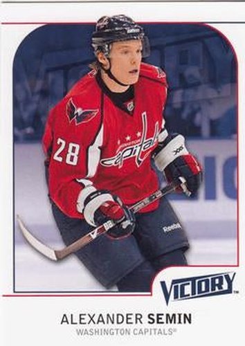 #196 Alexander Semin - Washington Capitals - 2009-10 Upper Deck Victory Hockey