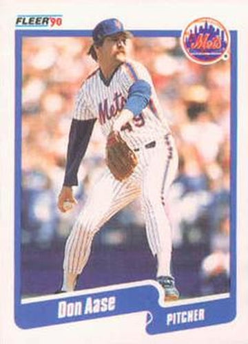 #196 Don Aase - New York Mets - 1990 Fleer USA Baseball