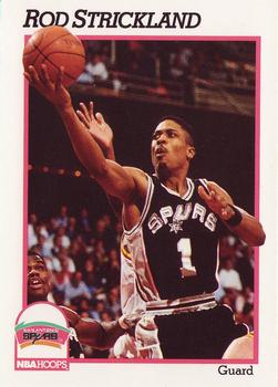 #196 Rod Strickland - San Antonio Spurs - 1991-92 Hoops Basketball