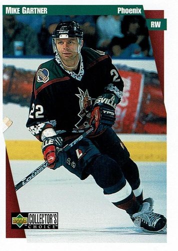 #196 Mike Gartner - Phoenix Coyotes - 1997-98 Collector's Choice Hockey