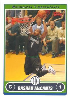 #196 Rashad McCants - Minnesota Timberwolves - 2006-07 Topps Basketball